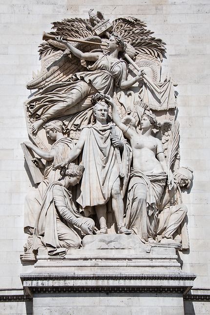 Le triomphe de 1810, Arc de Triomphe