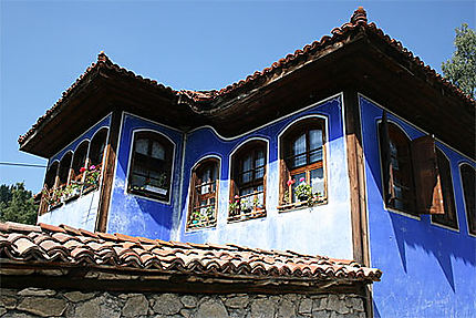 Belle maison bleue