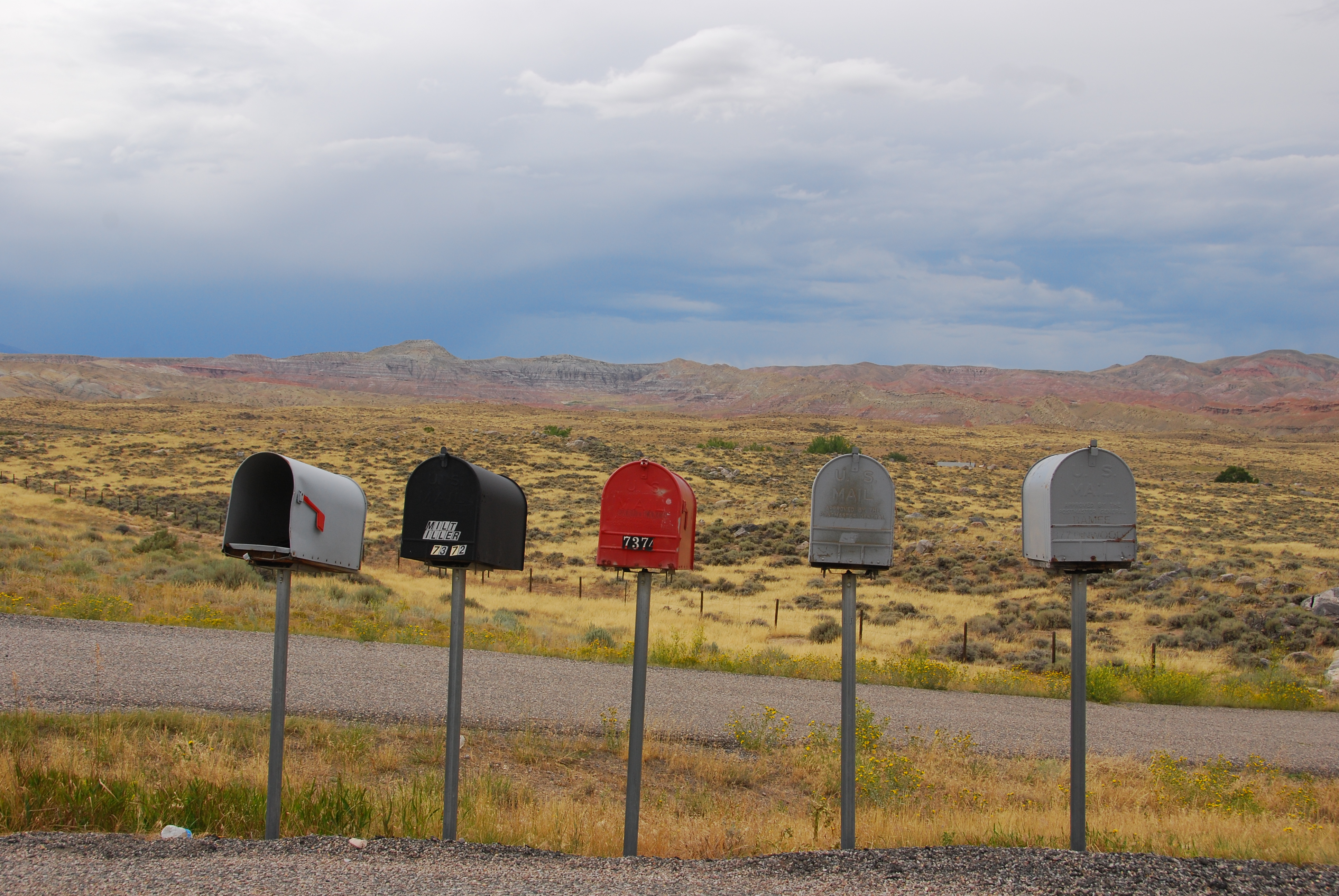 Courrier sur la route des États-Unis Courrier sur la route des États-Unis