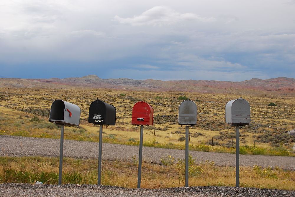 Courrier sur la route des États-Unis