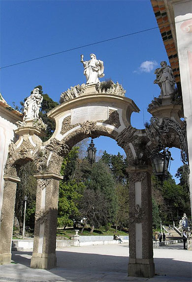 Entrée du jardin botanique : Jardin Botanique de Coimbra : Coimbra