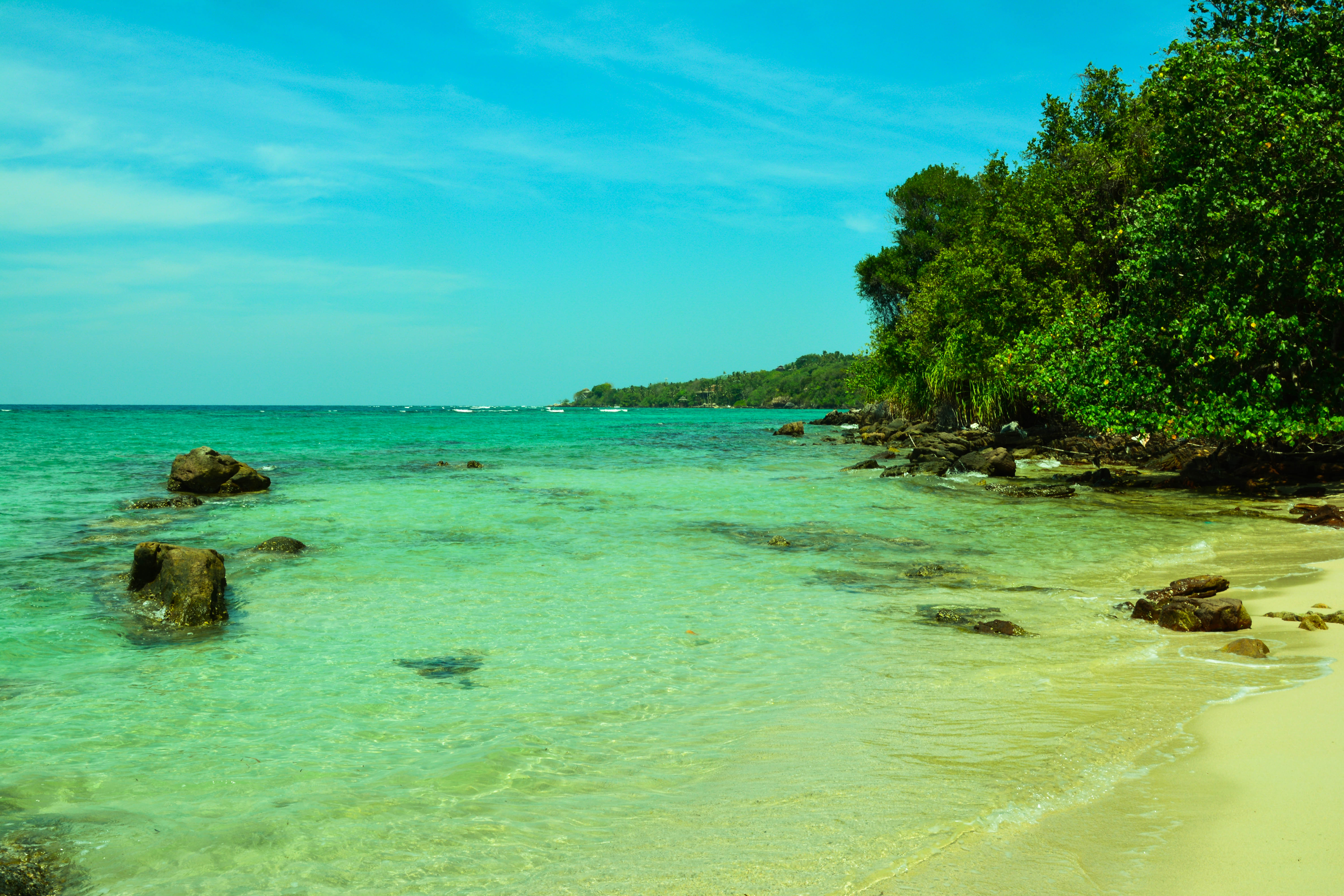 Plage sauvage à Karimunjawa Plage sauvage à Karimunjawa