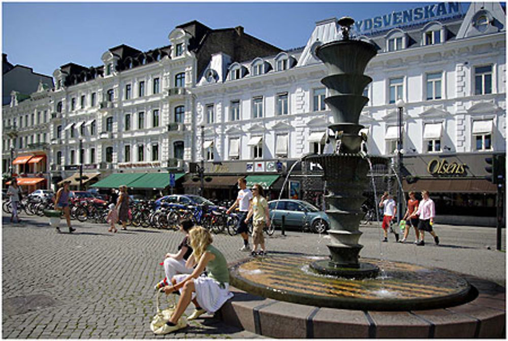 Une fontaine à la Gustav Adolfs torg