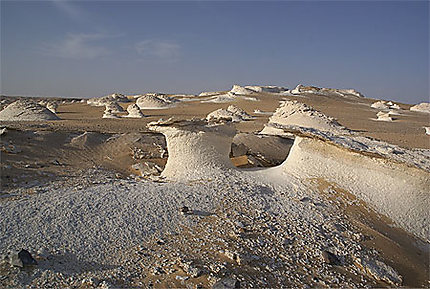 Egypte, paysage du Désert Blanc