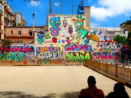 Mur et graffitis