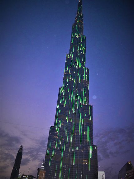Burj khalifa de nuit