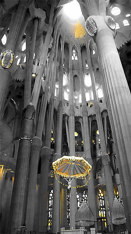 Puit de lumière à la Sagrada Familia