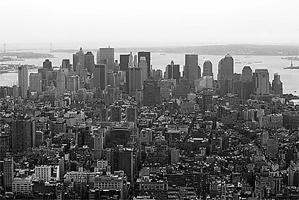 New York vu de l'Empire State Building