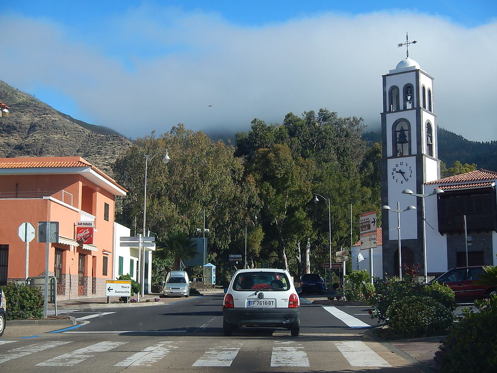 En arrivant à Santiago del Teide