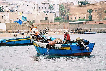 Pêcheurs à Rabat