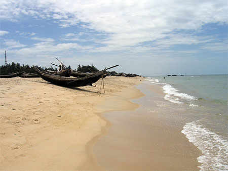 La plage de Thuân An