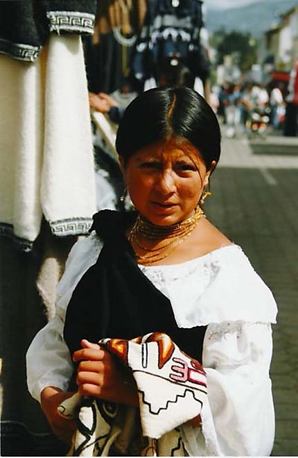 Marchande d'Otavalo