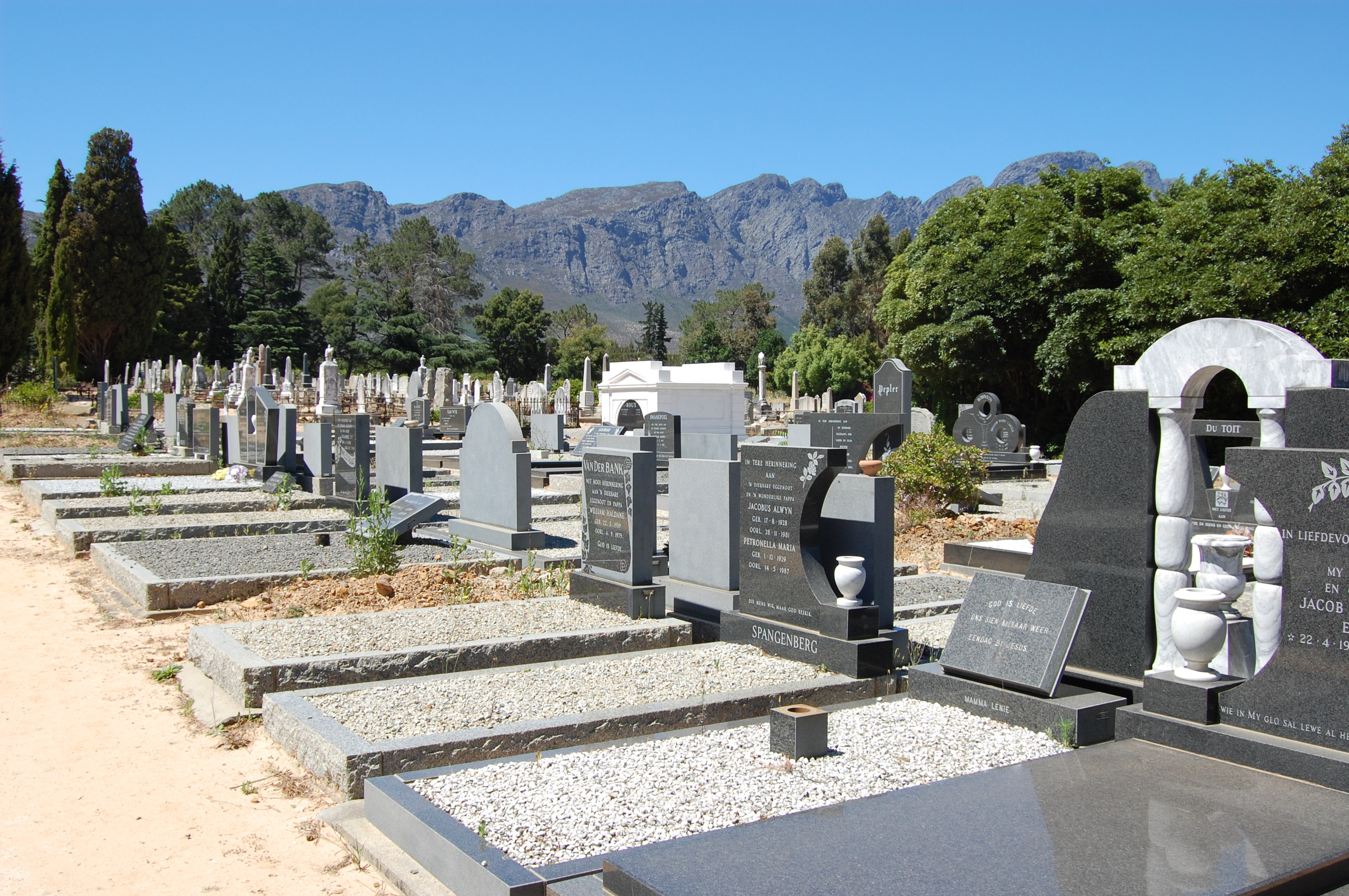 Cimetière de Franschhoek Cimetière de Franschhoek
