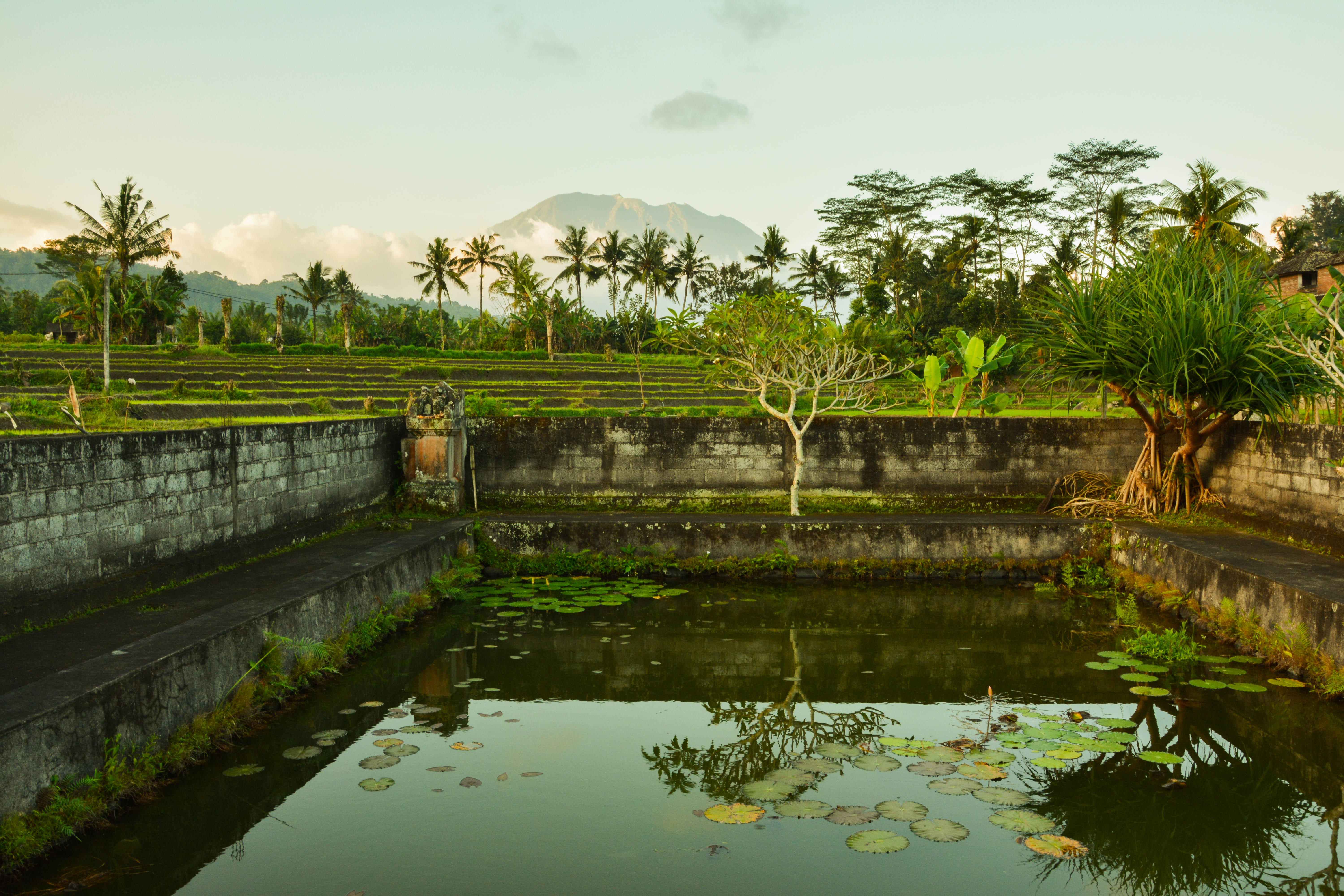 Vue sur le Gunung Agung, Bali Vue sur le Gunung Agung, Bali