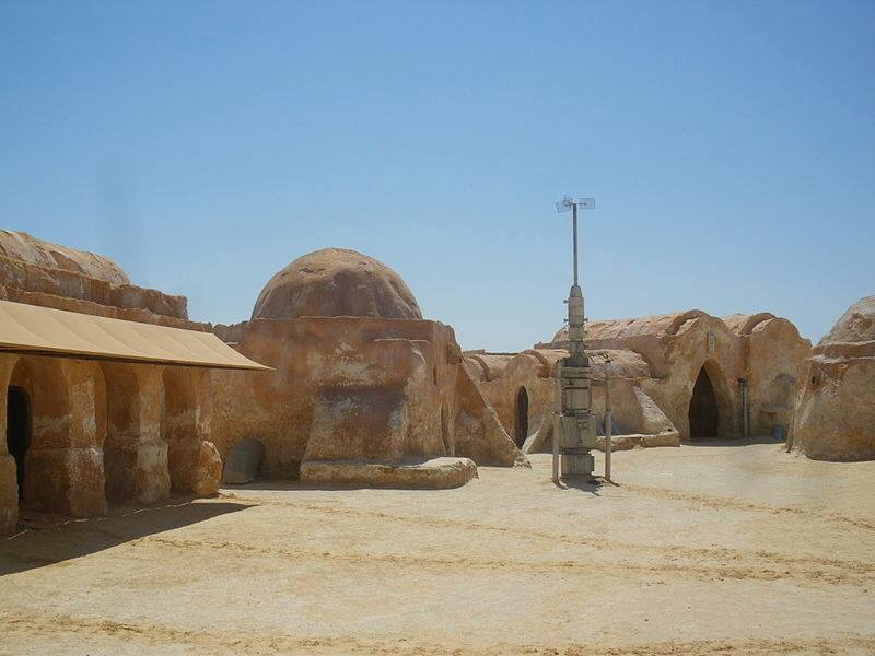 Le décor de film Starwars à Nefta, Tunisie Le décor de film Starwars à Nefta, Tunisie