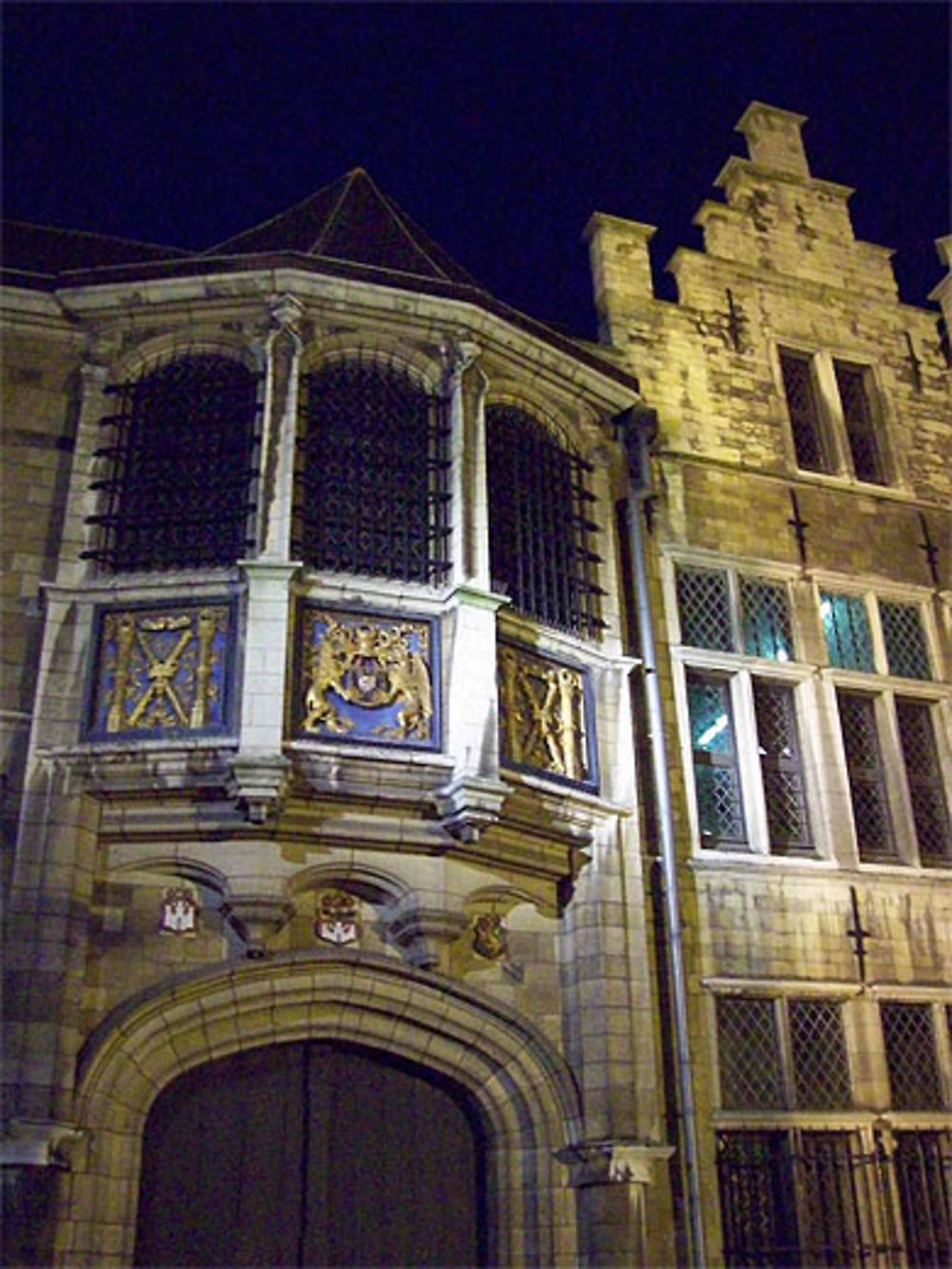 Intérieur du Steen de nuit