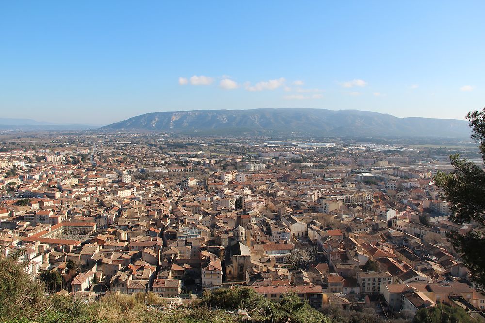 Cavaillon depuis la colline Saint-Jacques