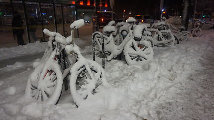 A bicyclette à Stockholm...