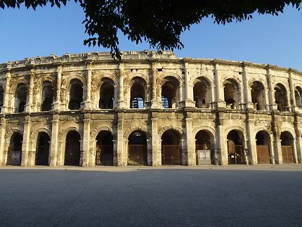 Sous la lumière du matin, Arènes de Nîmes