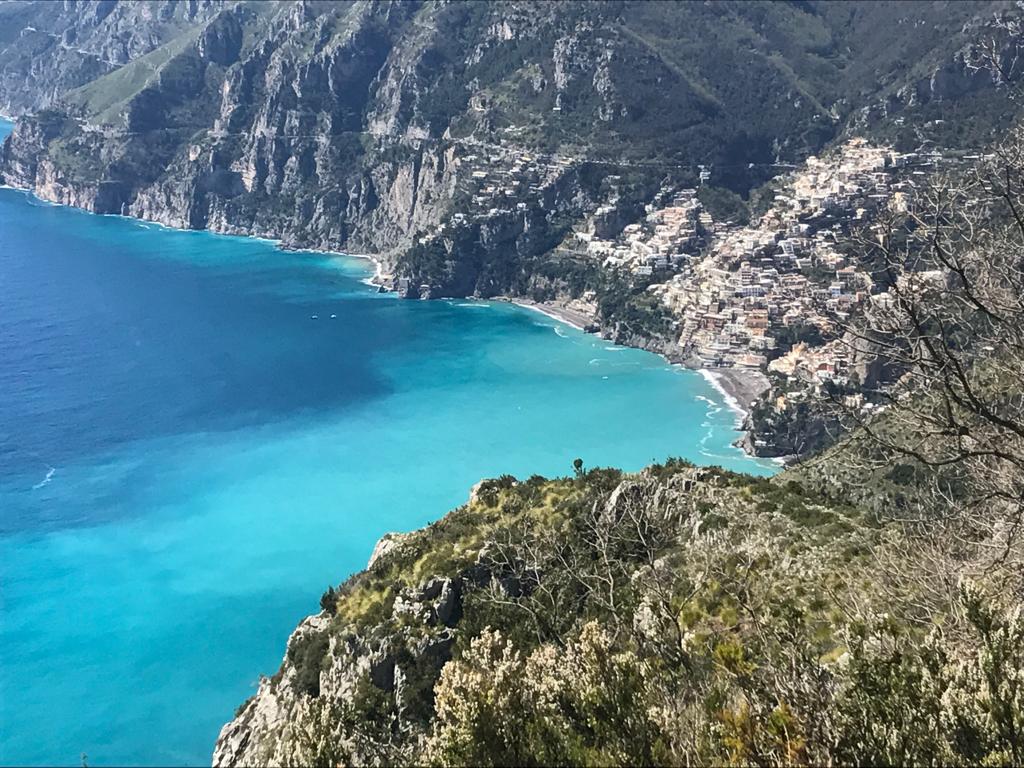 Positano vue du sentier des dieux Positano vue du sentier des dieux