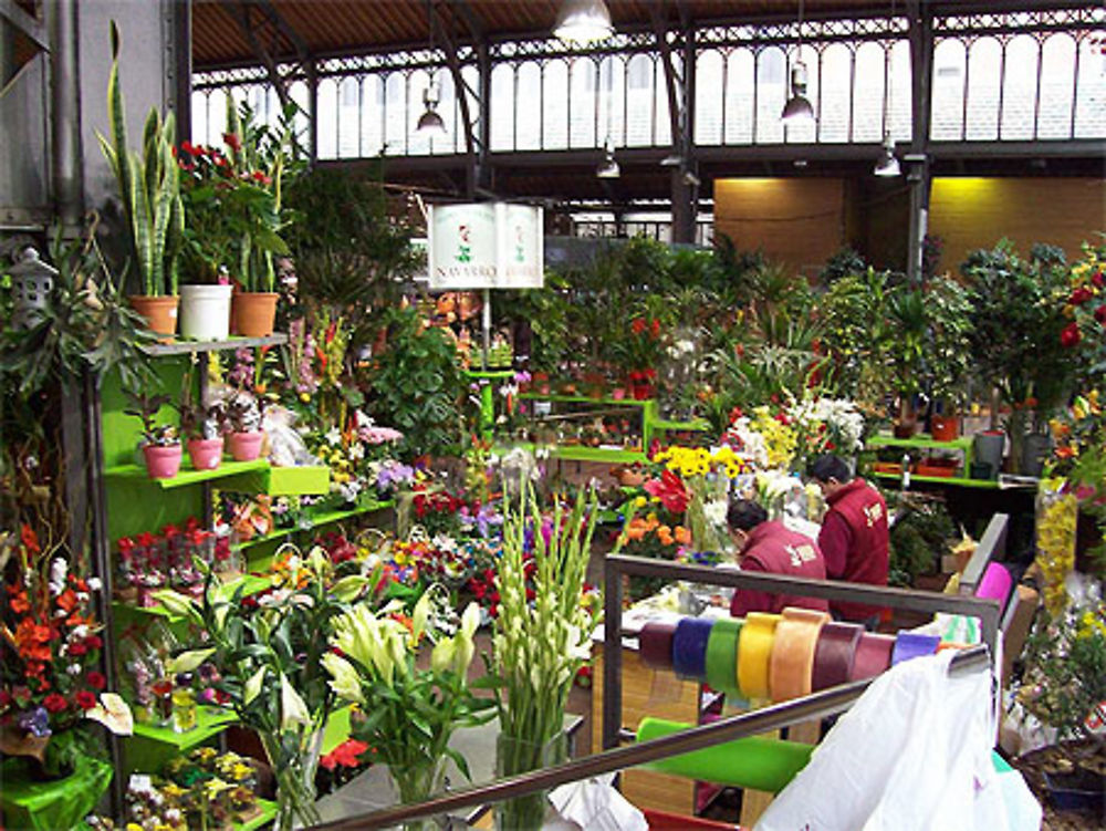 Intérieur d'un marché