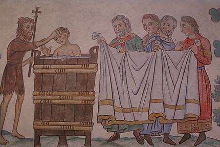 Peinture murale de l'abbaye