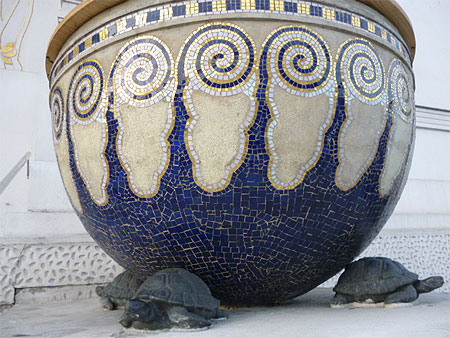 Détail du pavillon de la Sécession Détail du pavillon de la Sécession