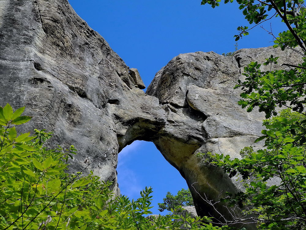 Arche des portètes (Grès d'Annot)