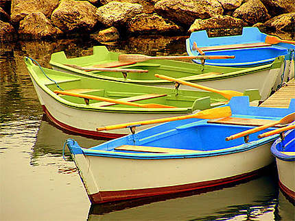 Barques colorées