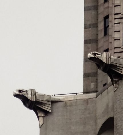Les aigles du Chrysler Building, Manhattan
