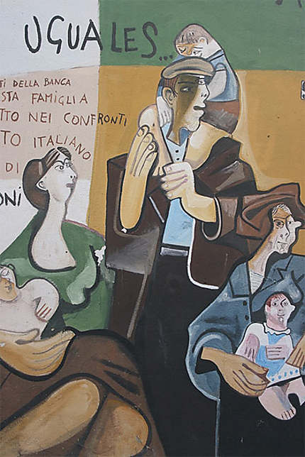 Peinture murale à Orgosolo