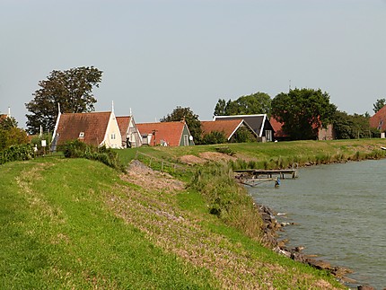 Vue sur Uitdam (Waterland)