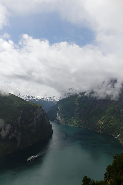 Vue sur le Geirangerfjord