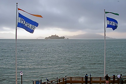 Une vue de l'île d'Alcatraz
