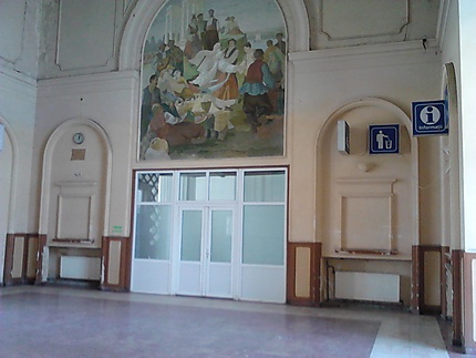 Intérieur de la gare de Giurgiu