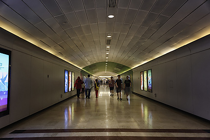 Tunnel between Convention Center and KLCC