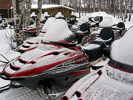 Motos neige à Ivalo