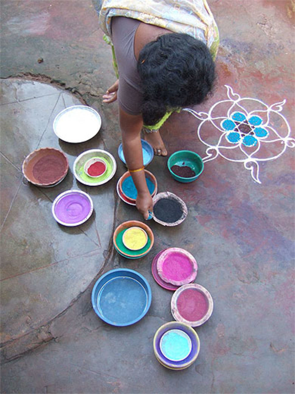 KOLAM au Tamil Nadu