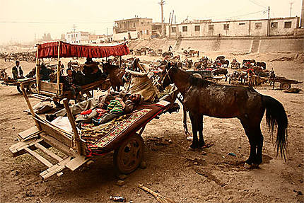 Kuqa's market