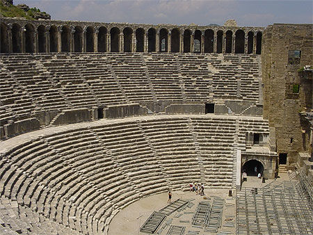 Le théâtre d'Aspendos