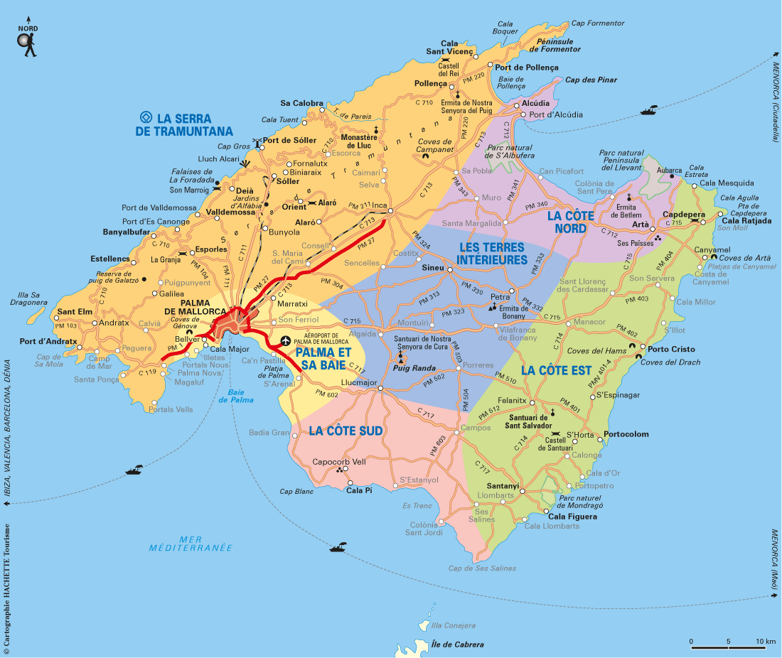 Carte Majorque Plan Majorque Routard Com