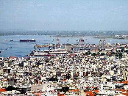 le port de Thessalonique