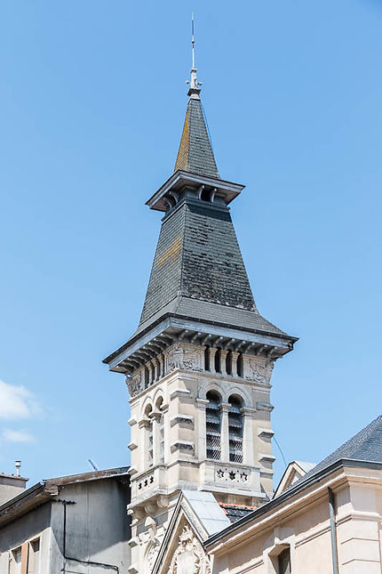 Bourg-en-Bresse, le clocher du temple
