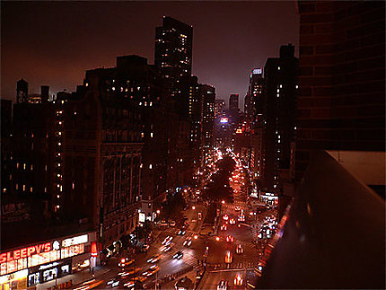 Broadway de nuit au niveau de la 72th rue