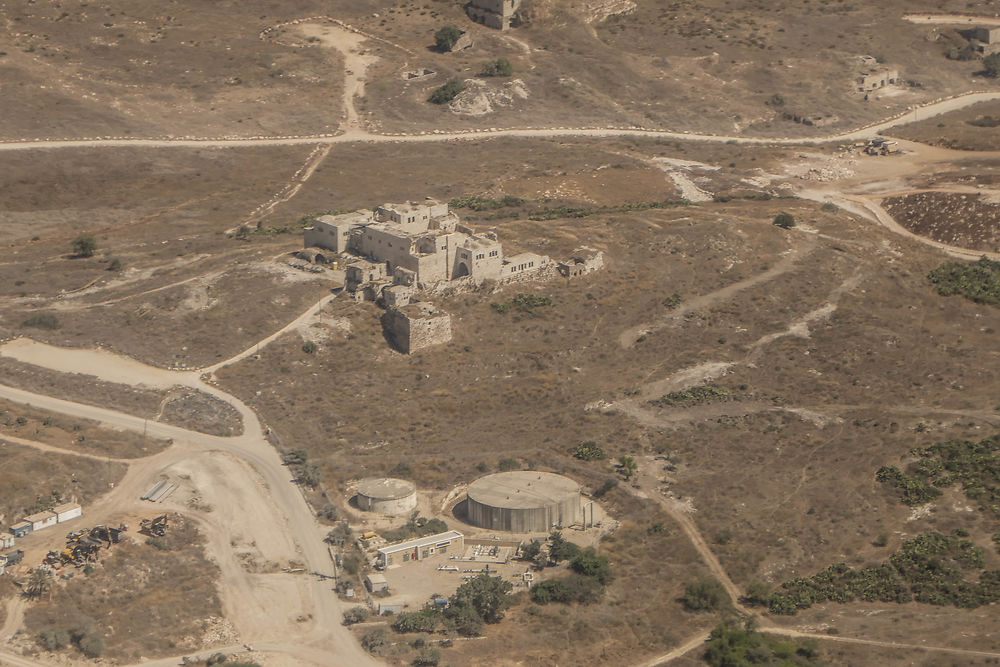 Ruines d'un château à Tel Aviv