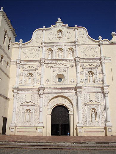 La façade de la Cathédrale de Comayagua