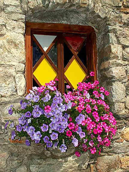 Jolie fenêtre à Bonneval-sur-Arc 