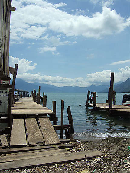 Arrivée au lac Atitlan
