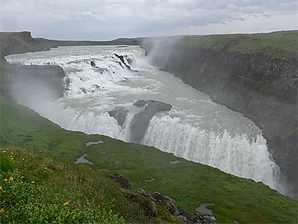 Les chutes de Gullfoss en Islande