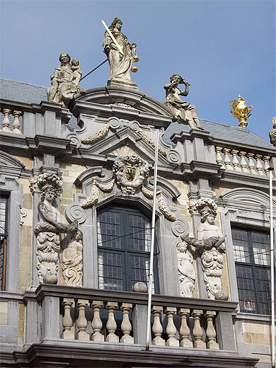 Proosdij : détail de la façade Proosdij : détail de la façade